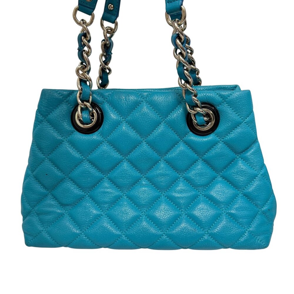 Kate Spade Gold Coast Small Maryanne Quilted Mid Teal Leather bag - Picture 2 of 16